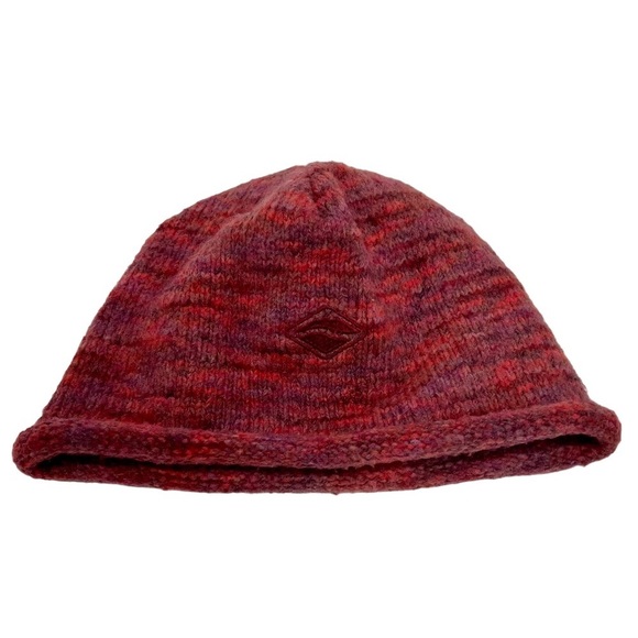 Vans Other - Vans Vintage Wool Pink Maroon Knit Winter Beanie Unisex One Size Fits Most